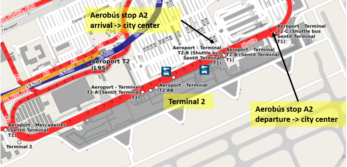 Aerobús Barcelona El Prat AIRPORT> City Center 2022