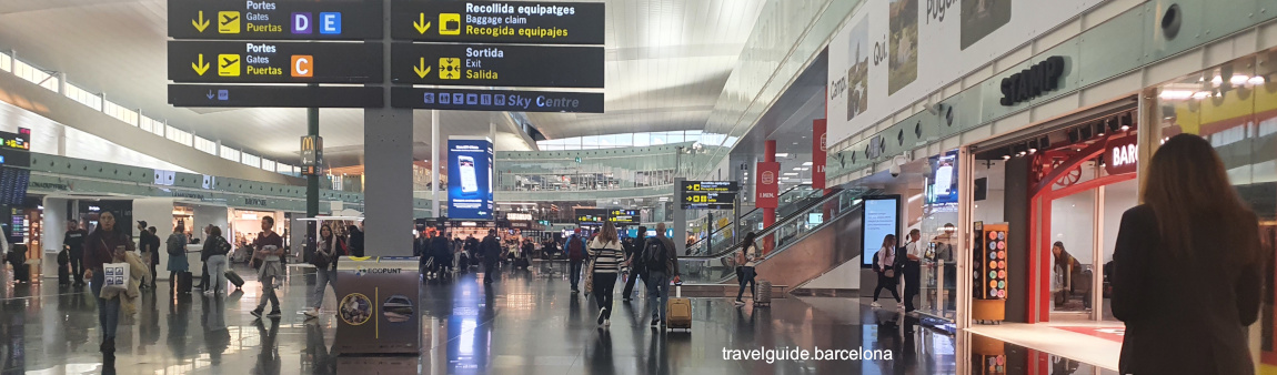 BARCELONA El Prat Airport BCN Terminal 1 T1