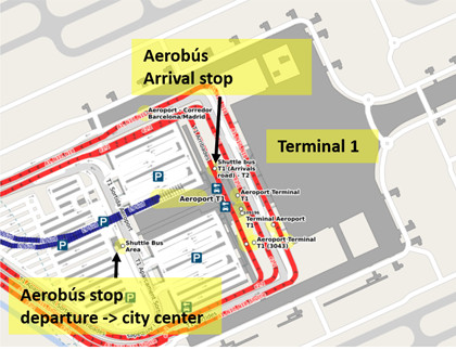 Fermata Aerobús Terminal 1 