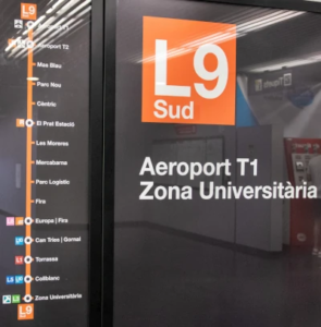 Metropolitana Aeroporto Barcellona T1