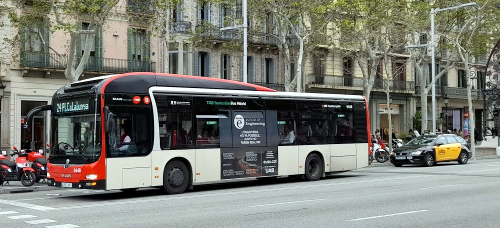 Barcelona City Bus TMB