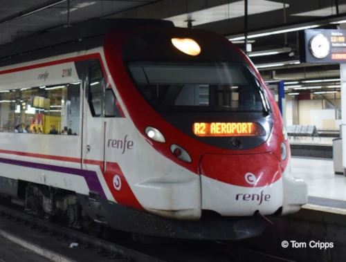 R2 Nord Train Barcelona Airport